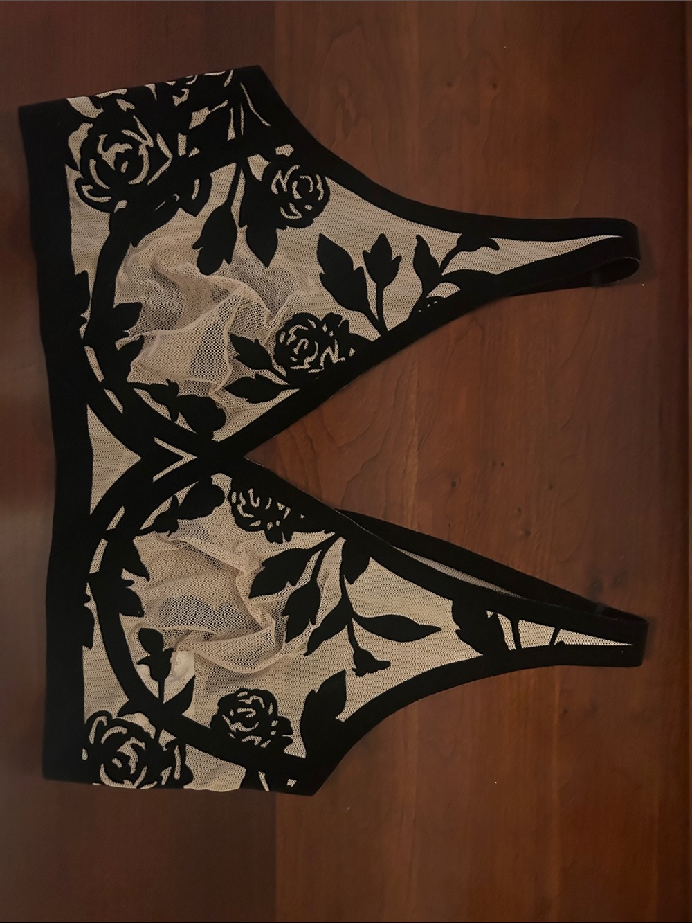 Eby mesh lace bra size large. Excellent like new condition